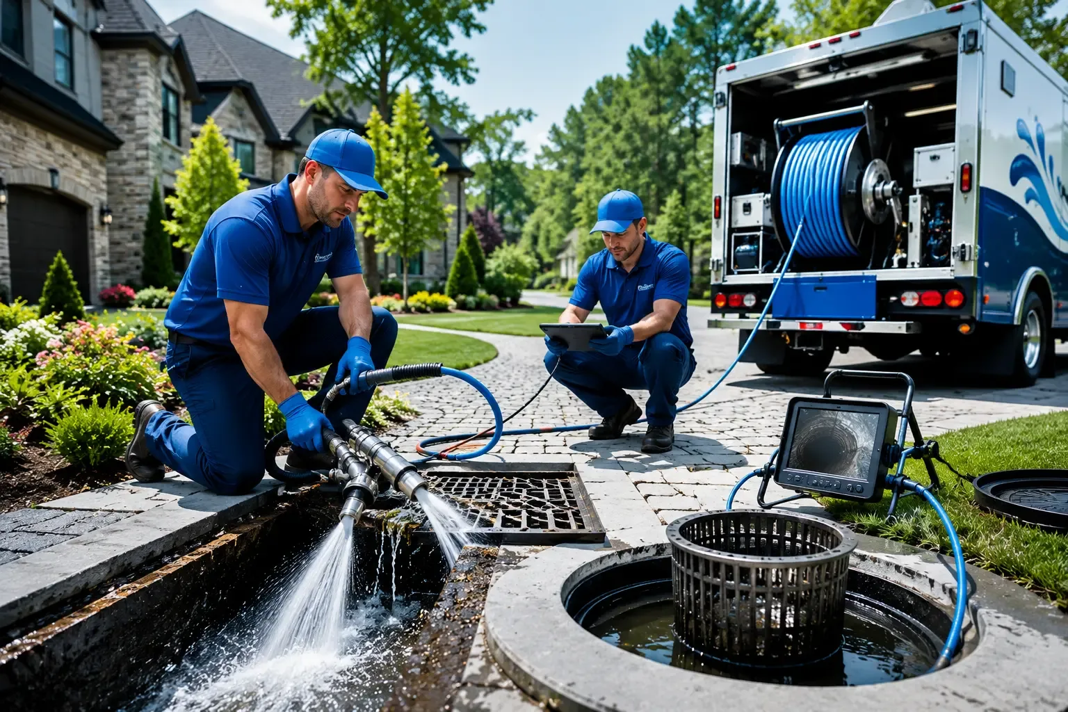 Local outdoor drain cleaning professionals in Cottage Hills, IL